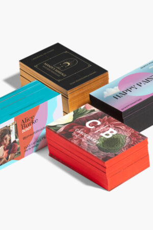 Painted Edge Business Cards